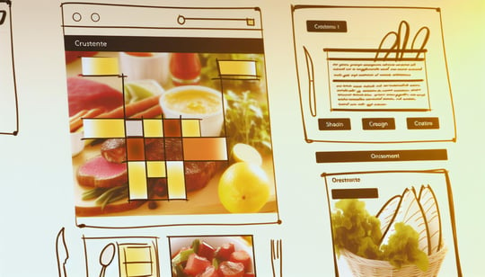 food user friendly content creation interface